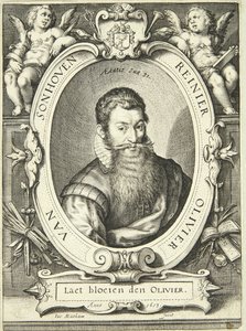 Portræt af Reinier Olivier van Sonhoven af Jacob Matham