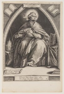 Gregorius, fra Kirkefædrene af Jacob Matham