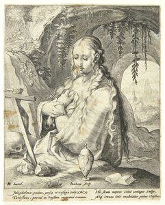 Sankt Maria Magdalene angrende af Jacob Matham