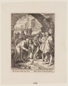Den fortabte søns hjemkomst, fra Historien om den fortabte søn af Jacob Matham