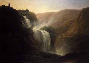 Vandfald ved Tivoli (olie på lærred)