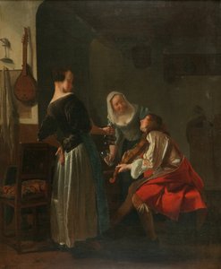 Merry Company, ca. 1665 (olie på lærred)