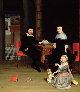 Portræt af en familie, 1663