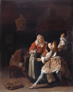 The Embracing Cavalier, ca. 1660-65 (olie på panel)