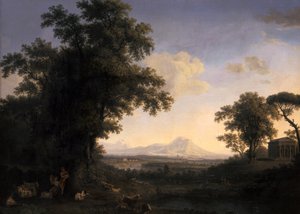 Arkadisk landskab, 1829