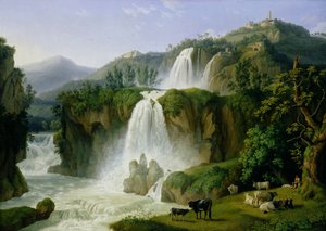 Vandfaldet i Tivoli, 1785