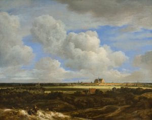 En panoramaudsigt over Haarlem, ca. 1669 (olie på lærred) af Jacob Salomonsz. Ruysdael
