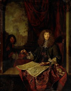 Portræt af Carel Quina (1622-89), Ridder af Den Hellige Grav og Amsterdam-født opdagelsesrejsende i Asien