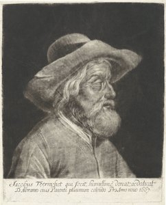 Portræt af Abraham Toorenvliet af Jacob Toorenvliet