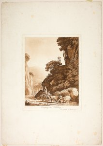 Indgang til det smalle pas af Jacob Wilhelm Mechau