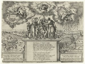 Allegori om erobringen af ​​Antwerpen-citadellet, 1577 af Jacob de Gheyn (I)