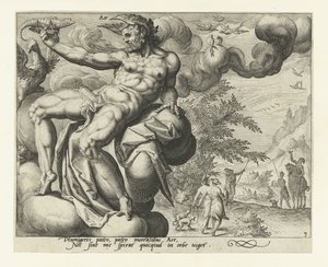Elementet af luft Aer (titel på objekt) De fire elementer (serietitel) af Jacob de Gheyn (II) (attributed to)