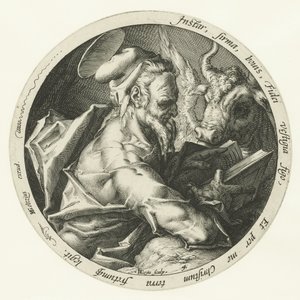 Evangelist Luke De fire evangelister (serietitel) af Jacob de Gheyn (II)
