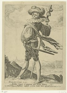 Oberst Officerer og soldater (serietitel) af Jacob de Gheyn (II)
