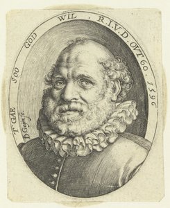 Portræt Rutgaert Jansz. i en alder af 60 af Jacob de Gheyn (II)