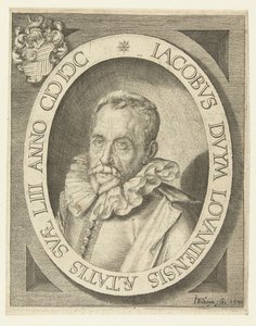 Portræt af Jacobus Duym i en alder af 53 år af Jacob de Gheyn (II)