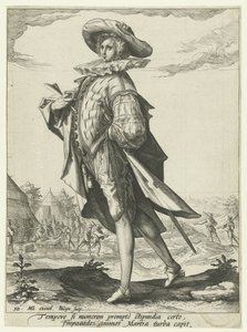 kasserer Officerer og soldater (serietitel) af Jacob de Gheyn (II)