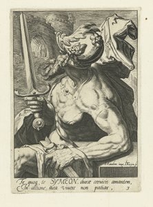Stamfader Simeon Israels forfædre (serietitel) De tolv sønner af Jakob (serietitel) af Jacob de Gheyn (II)