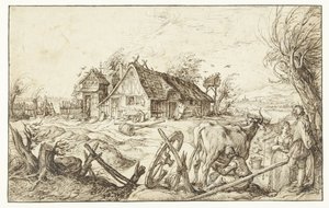 Gården Gården eller livet på landet Livet på landet (?) af Jacob de Gheyn (II)