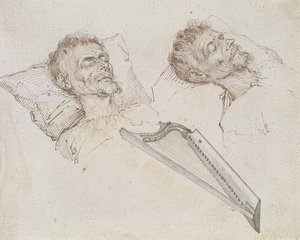 Karel van Mander på sit dødsleje