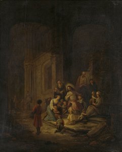 Kristus velsigner de små børn af Jacob de I Wet