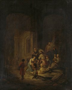 Kristus velsigner de små børn af Jacob de Wet (I)