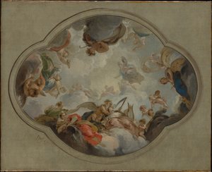 Allegori over kunstarterne af Jacob de Wit