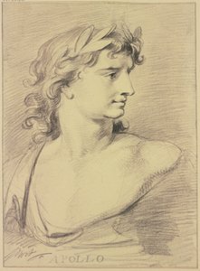 Buste af Apollon af Jacob de Wit