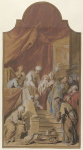 Opgaven i templet af Jacob de Wit