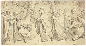 Druider, der klipper mistelten af Jacob de Wit