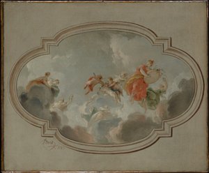 Flora og Zefyr af Jacob de Wit