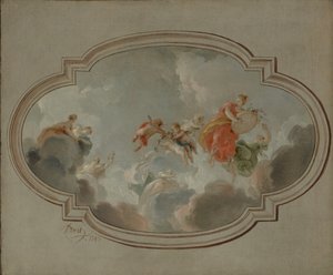 Flora og Zephyr, 1743. af Jacob de Wit
