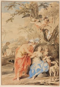 Jupiter og Mnemosyne af Jacob de Wit