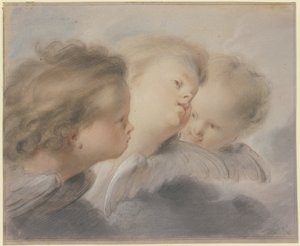 Tre englehoveder