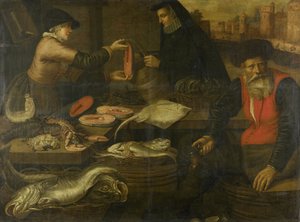 Fiskehandlere af Jacob van Nieulandt