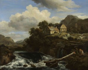Et vandfald af Jacob van Ruisdael