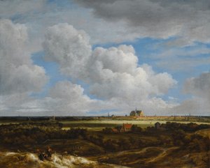 Tysk: Blick auf Haarlem Udsigt over Haarlem (Haerlempje) af Jacob van Ruisdael