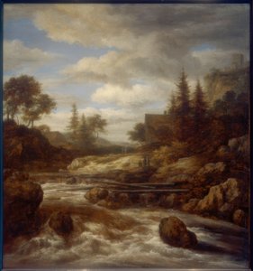 vandfald af Jacob van Ruisdael