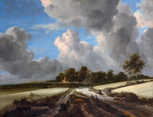 Hvedemarker af Jacob van Ruisdael