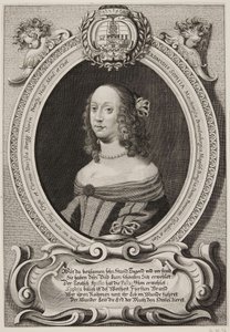 Tysk: Erdmuthe Sophia, markgrevinde af Sachsen og Brandenburg-Bayreuth af Jacob von Sandrart