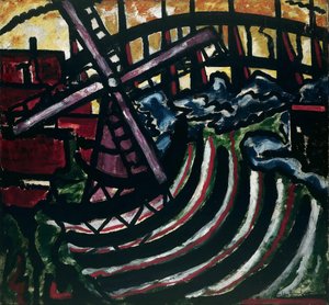 Den hollandske mølle, 1916. af Jacoba Berendina van Heemskerck van Beest