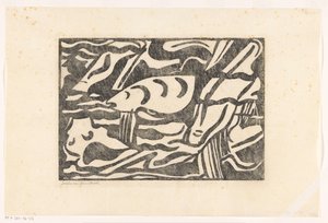 Komposition XIII (original titel) af Jacoba van Heemskerck (signed by artist)