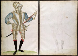 Suit of Armor til Sir John Smith, fra An Elizabethan Armourers Album