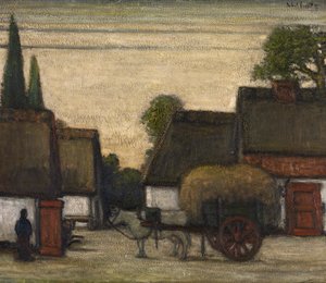 Høvogn (olie på lærred)