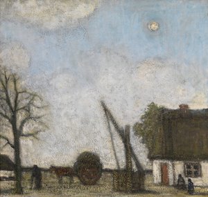 Brønden (olie på lærred)