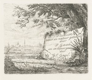 Titeltryk for: Studier hentet fra naturen af Jacobus Cornelis Gaal