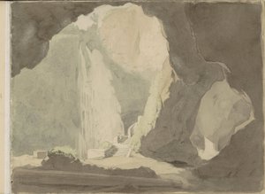 Vandfald i Tivoli af Jacobus Everhardus Josephus van den Berg