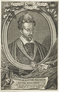 Portræt af Henrik III af Frankrig, konge af Polen og storhertug af Litauen