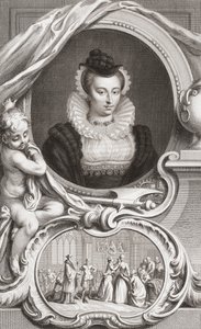 Mary, dronningen af Skotten af Jacobus Houbraken