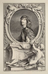 Portræt af Algernon Percy, jarl af Northumberland, illustration fra 